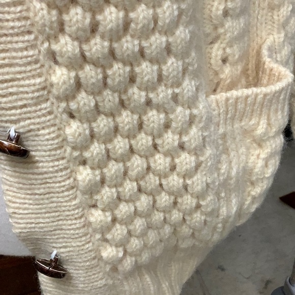 Vintage 7 button fisherman cardigan sweater-no size looks like a Large/XL - Picture 6 of 6